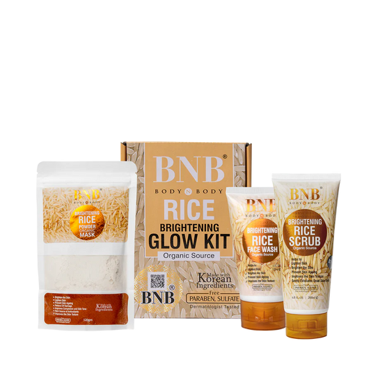 Rice Extract Facial Kit For Bright & Glowing Skin.