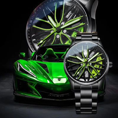 Stainless Steel Wheel Watch – Where Style Meets Motion