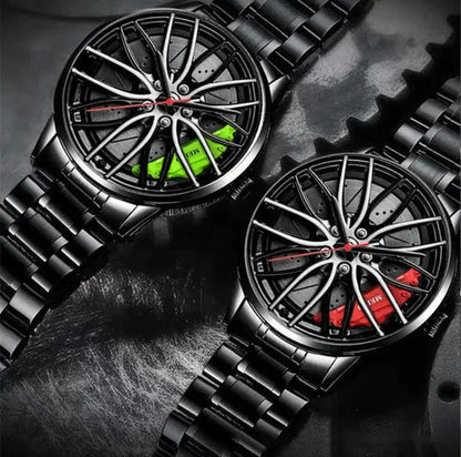 Stainless Steel Wheel Watch – Where Style Meets Motion